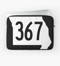 Missouri Route 367 | United States Highway Shield Sign Sticker Laptop Sleeve