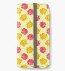 Yellow and Pink Roses iPhone Wallet/Case/Skin