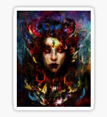 horns of autumn Sticker