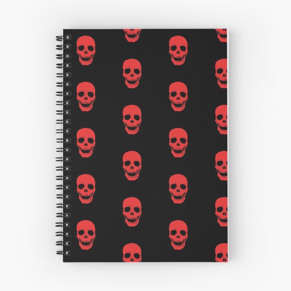 Item preview, Red Skull on Black Background designed and sold by PrairieRidgeDesigns.