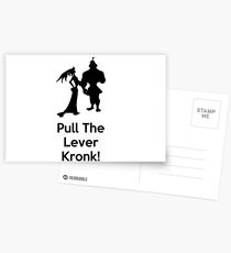 Pull the Lever Kronk Postcards