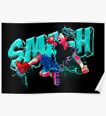Póster Smash Deku - My Hero Academia