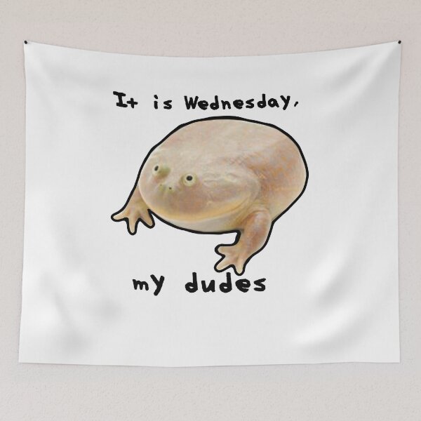 Item preview, It is wednesday, my dudes designed and sold by Tunç Eren.
