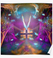 The Flight To Heaven Fractal Poster