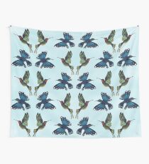 Fantasy Hummingbirds Wall Tapestry