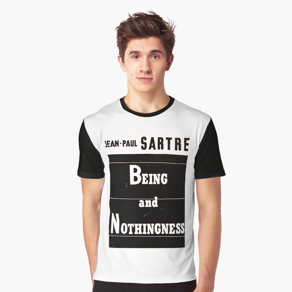 Being And Nothingness Jean Paul Sartre First Edition Cover T Shirt By Buythebook86 Redbubble