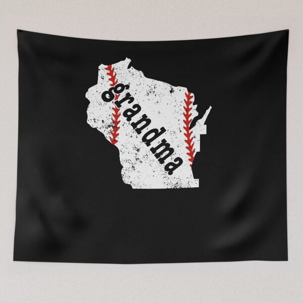 Item preview, Camisetas de la abuela del béisbol para la abuela del softball de Wisconsin designed and sold by shoppzee.