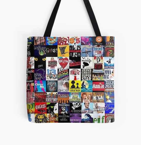 My Heart Belongs In the Theatre Tote Shopping Bag drama theatre student