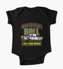 Body de manga corta para bebé El controlador Panzer Panzer