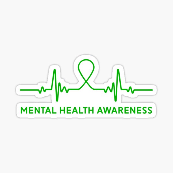 Item preview, Depression Anxiety Mental Health Awareness Ribbon T-Shirt Tee Gift designed and sold by mrsmitful.