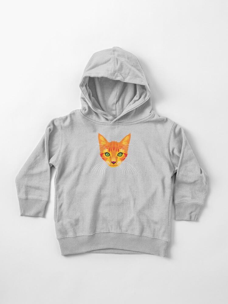 orange cat hoodie