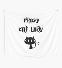 Crazy Cat Lady Wall Tapestry