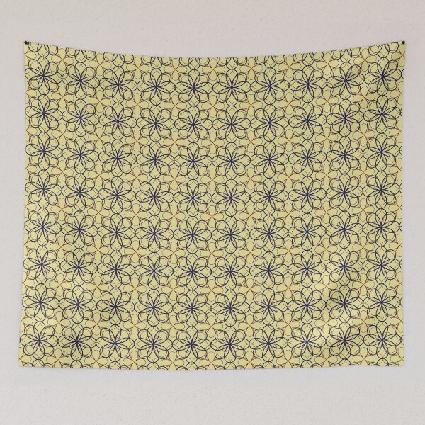 Item preview, Geometric Flower Pattern designed and sold by ZaryaKiqo.
