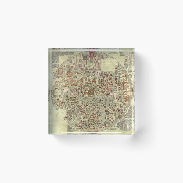 Ebstorf Map (13th century) Acrylic Block