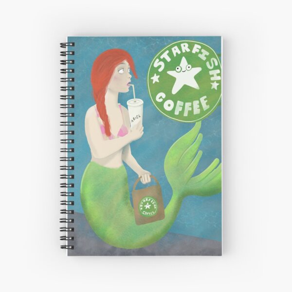 Starfish coffee Spiral Notebook