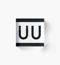 Missouri Supplemental Route UU | United States Highway Shield Sign Sticker Acrylblock