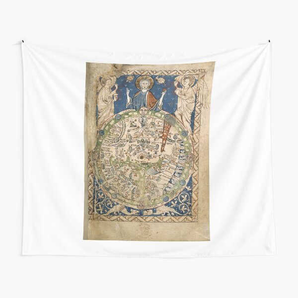 Psalter World Map (13th century) Tapestry