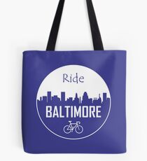 Ride Baltimore Tote Bag