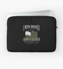 Army soldier dream job Laptop Sleeve