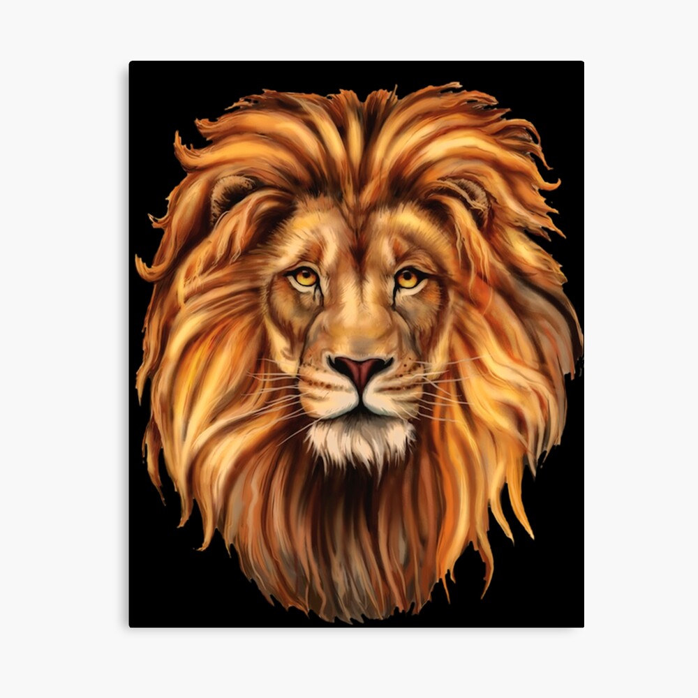 Lion Face Sketch Posters for Sale | Redbubble