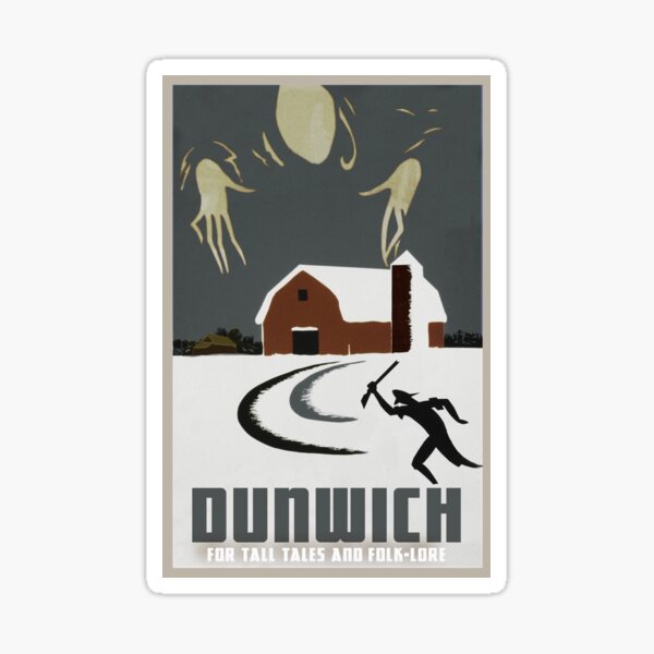 Item preview, H.P. Lovecraft Travel Poster: Dunwich ("The Dunwich Horror") designed and sold by futurilla.