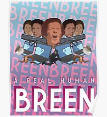 A Real Human Breen Poster