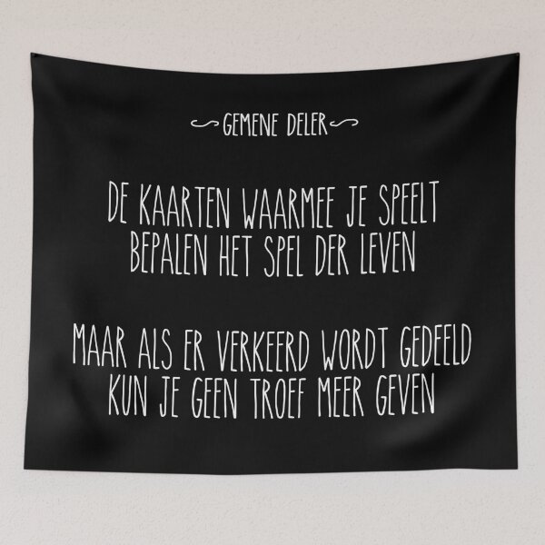 Item preview, Gemene Deler - Gedicht designed and sold by Diezijnleuk.