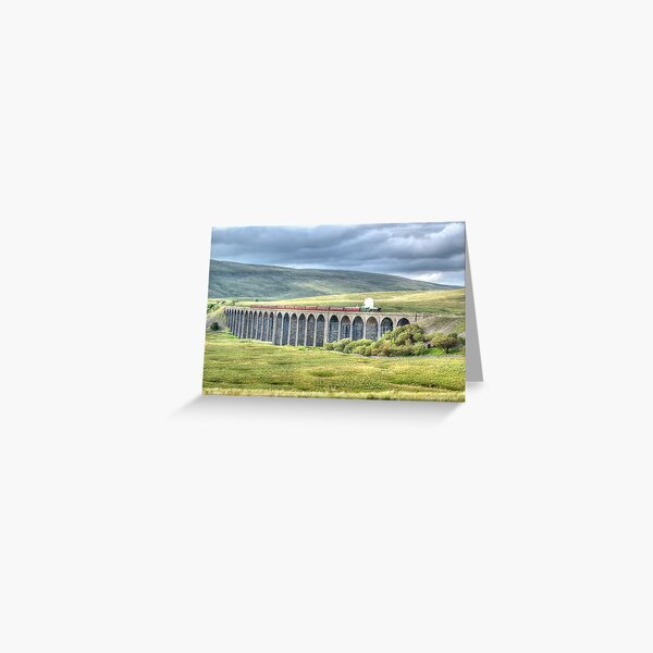 Item preview, Flying Scotsman crosses Ribblehead Viaduct designed and sold by NorthernPhoto.
