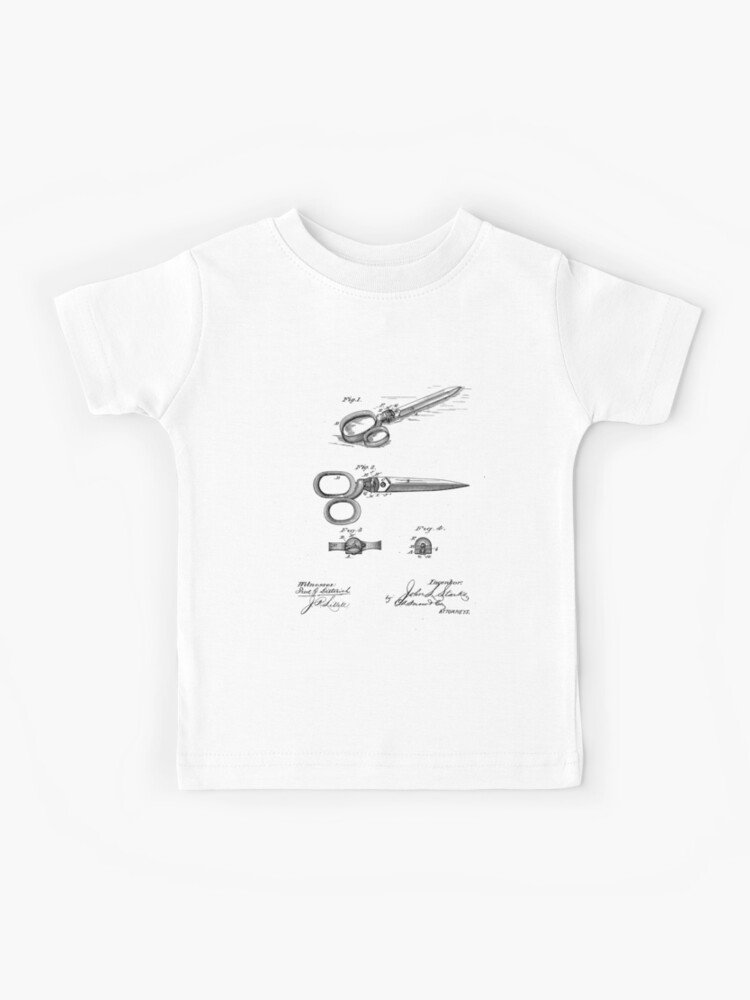 TheYoungDesigns Goal Vintage Patent Hand Drawing T-Shirt