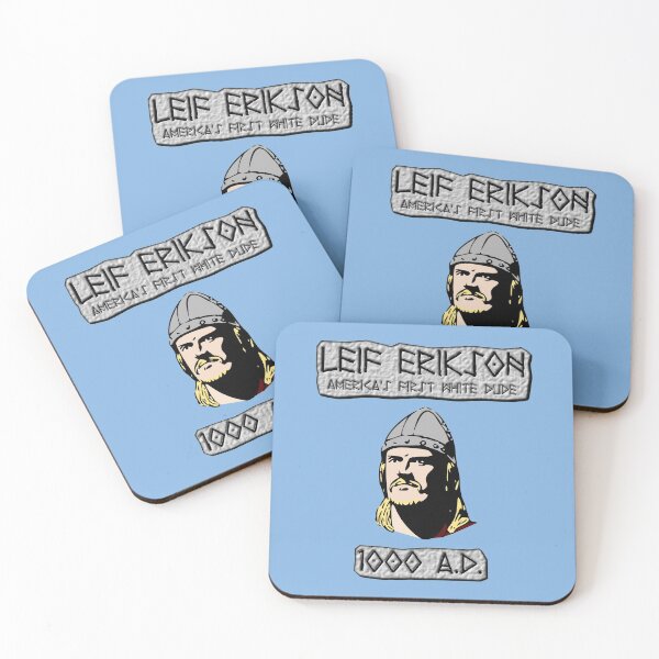 Item preview, Leif Erikson: America's First White Dude designed and sold by BlueEyedDevil.