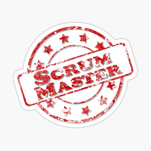 Item preview, Scrum Master Stamp designed and sold by benandfreya.