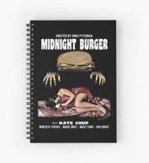 Midnight burger Spiral Notebook