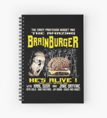The amazing brainburger Spiral Notebook