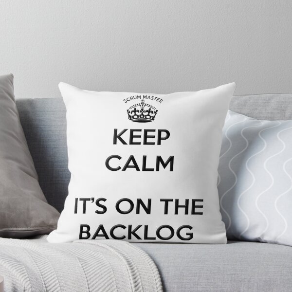 Item preview, Scrum Master Its on the Backlog designed and sold by benandfreya.