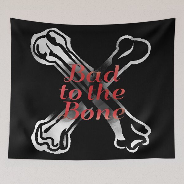 Item preview, Bad to the Bone designed and sold by worksbykeola.