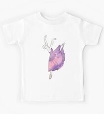 ballerina figure, watercolor illustration Kids Tee