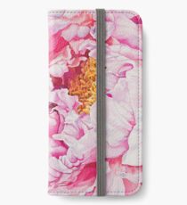 Pink Peony Watercolor iPhone Wallet/Case/Skin