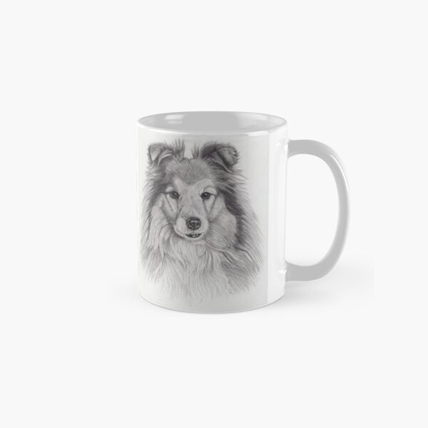 Item preview, Shetland sheepdog - bw designed and sold by doggyshop.