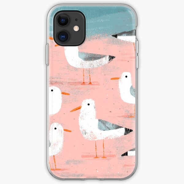 Seagulls on the Shore iPhone Soft Case