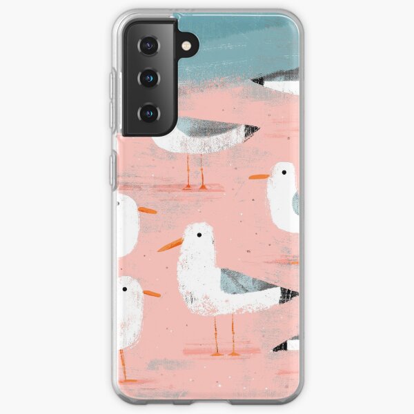 Seagulls on the Shore Samsung Galaxy Soft Case