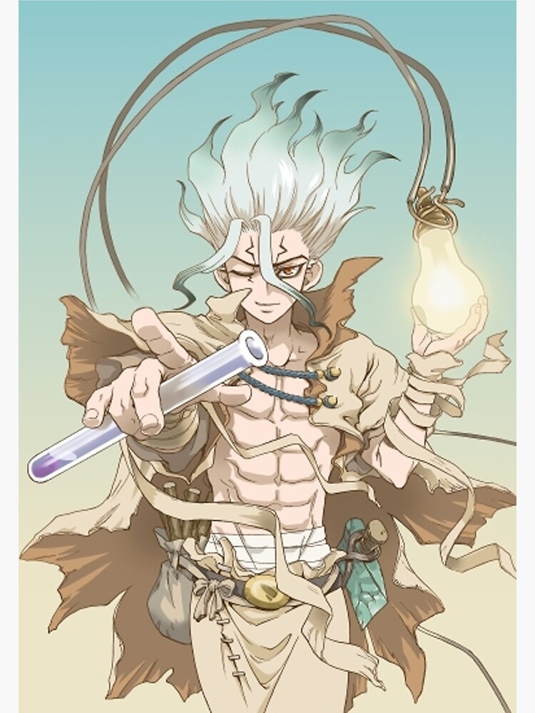 Tarjetas De Felicitacion Dr Stone Senku De Hhdripp Redbubble