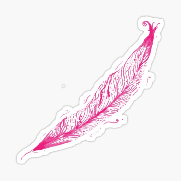 Flying Magenta Sticker