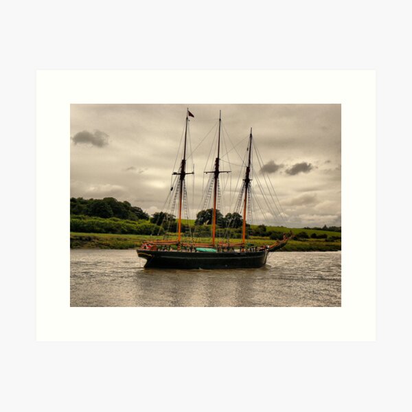 Item preview, The Kathleen & May Schooner opposite Sea Mills Harbour, Bristol. designed and sold by Clive Lewis-Hopkins..
