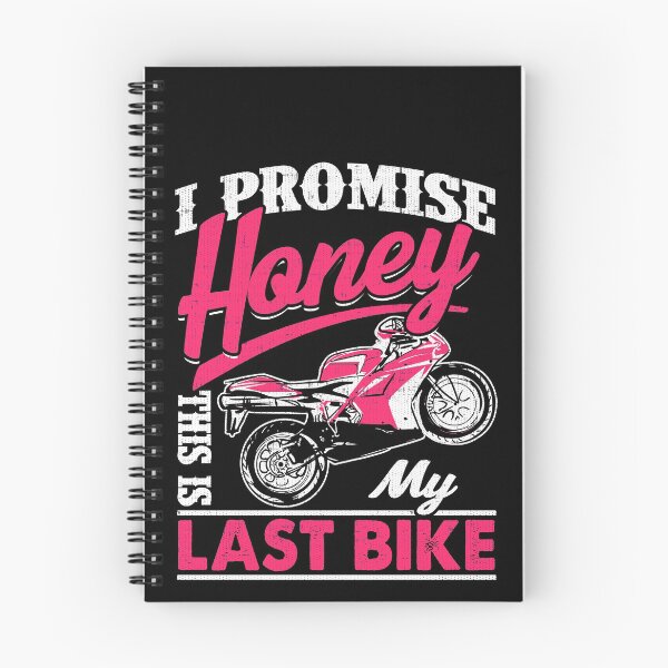 Item preview, I Promise Honey, This is My Last Bike Funny Motorcycle Gift Idea designed and sold by festivalshirt.