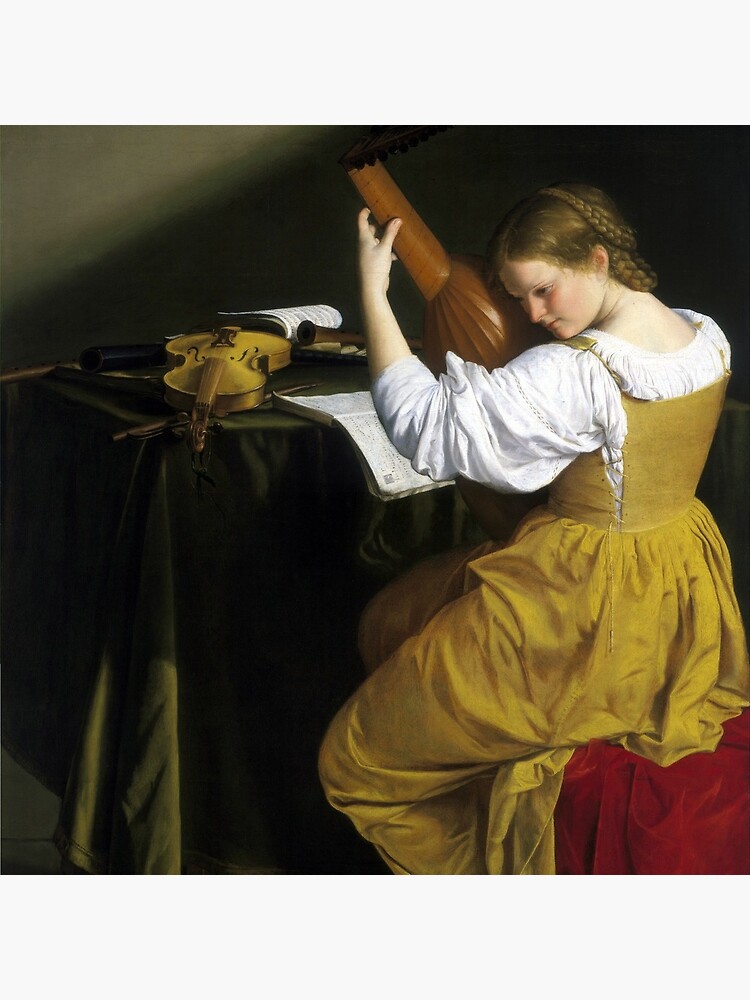 Orazio Gentileschi The Lute Player by pdgraphics
