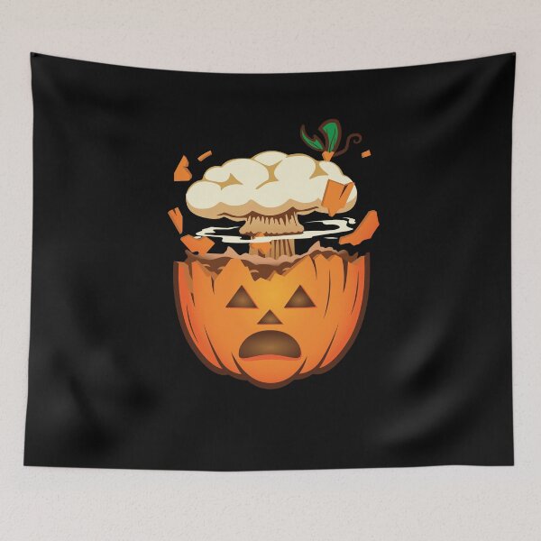 Item preview, Mindblown Pumpkin Halloween designed and sold by TheTeeSupplyCo.
