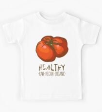 hand drawn vintage illustration of tomato Kids Tee