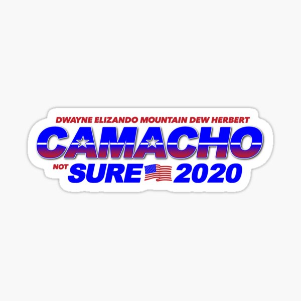 Item preview, CAMACHO / not SURE - 2020 for Presidential - Idiocracy Party designed and sold by massiveink.
