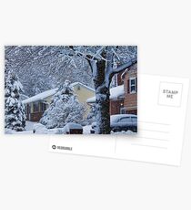 Falling Snow Postcards