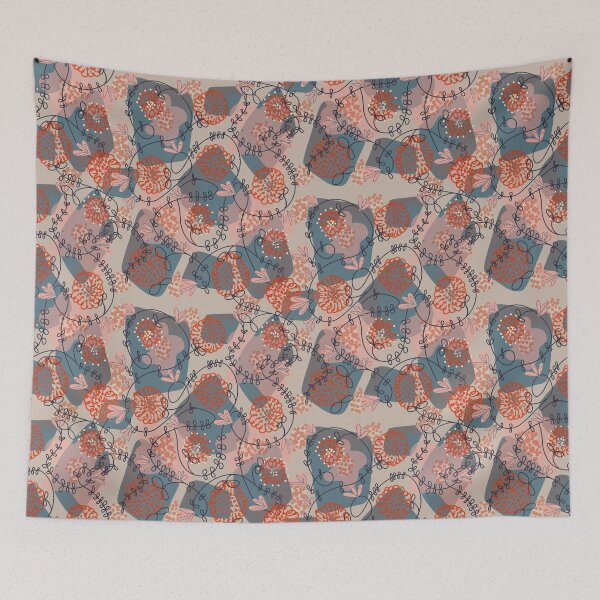Item preview, Muted Floral designed and sold by karenbarrett.